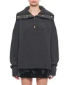 Wales Bonner Ballad Knit Top In Grey