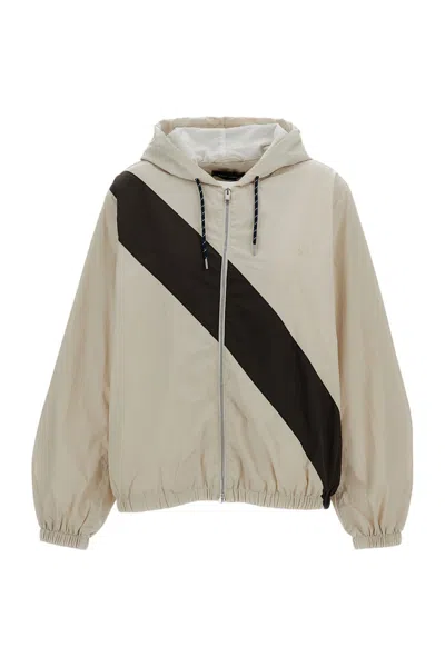 Wales Bonner Beige Kalpa Cotton-nylon Taslan Anorak In Multi