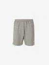 Wales Bonner Bermuda Power Short In Green