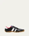 Wales Bonner Striped Lace-up Sneakers In Black