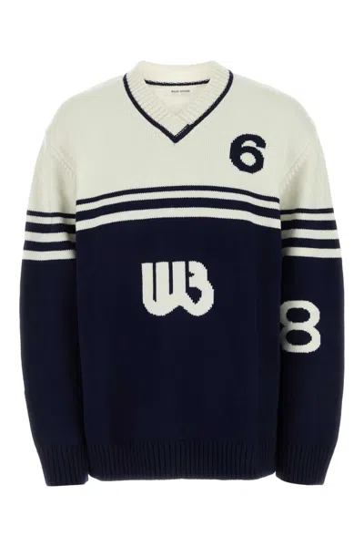 Wales Bonner Bicolor Wool Oversize Sweater