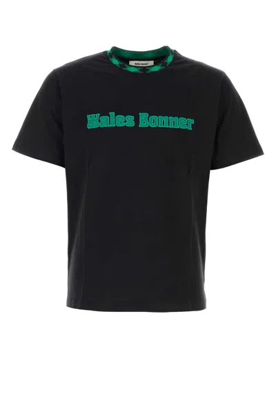 Wales Bonner Black Cotton Original T-shirt