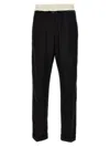 Wales Bonner Urban Chic Side Stripe Pants In Black