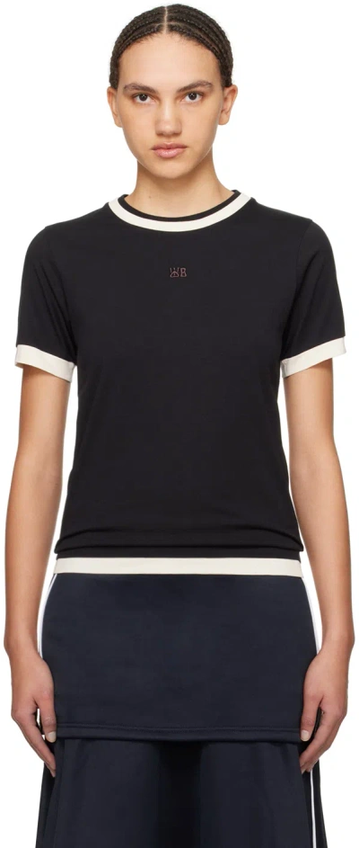 Wales Bonner Black Horizon T-shirt