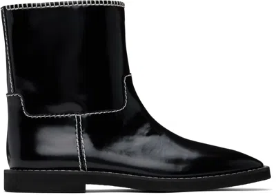 Wales Bonner Black Journey Boots In 20000 999 Black