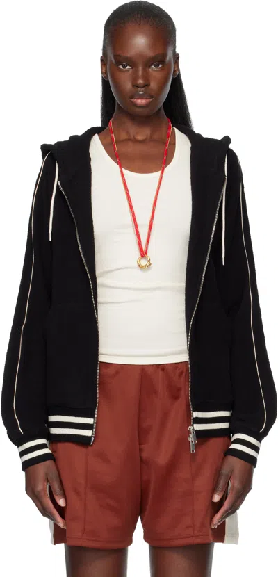 Wales Bonner Black Prince Hoodie