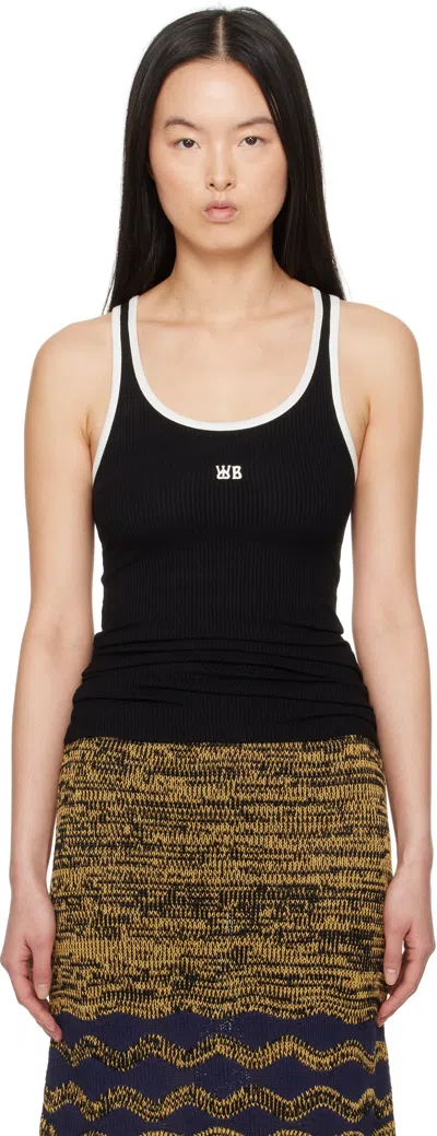 WALES BONNER BLACK SONIC TANK TOP