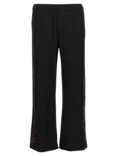 Wales Bonner Black Wide Leg Trouser