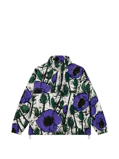 Wales Bonner Bloom Floral-print Jacket In White