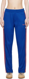 Wales Bonner Blue Adidas Originals Edition Stirrup Lounge Pants In Team Royal Blue