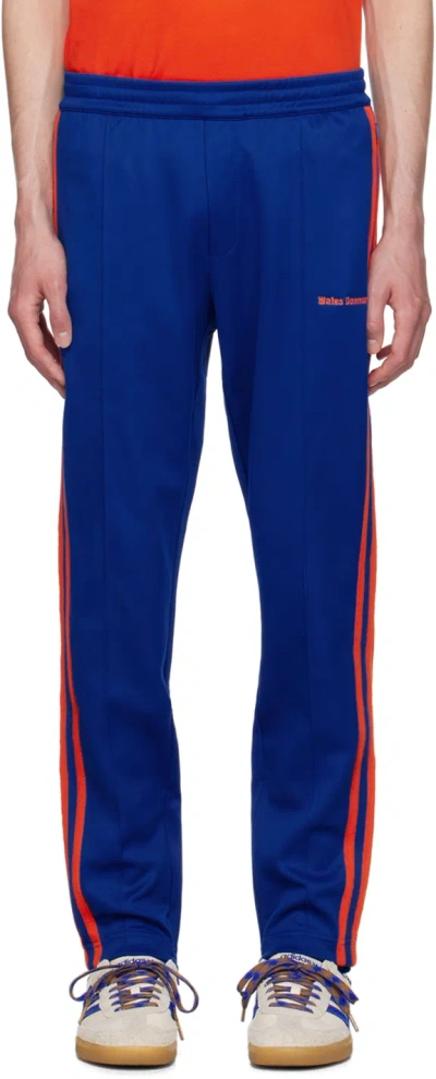 Wales Bonner Blue Adidas Originals Edition Stirrup Sweatpants In Team Royal Blue