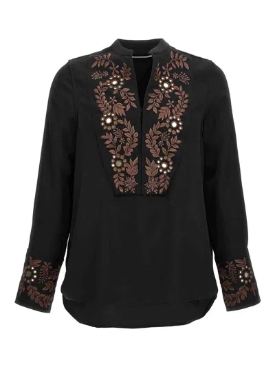 Wales Bonner Cairo Blouse In Black