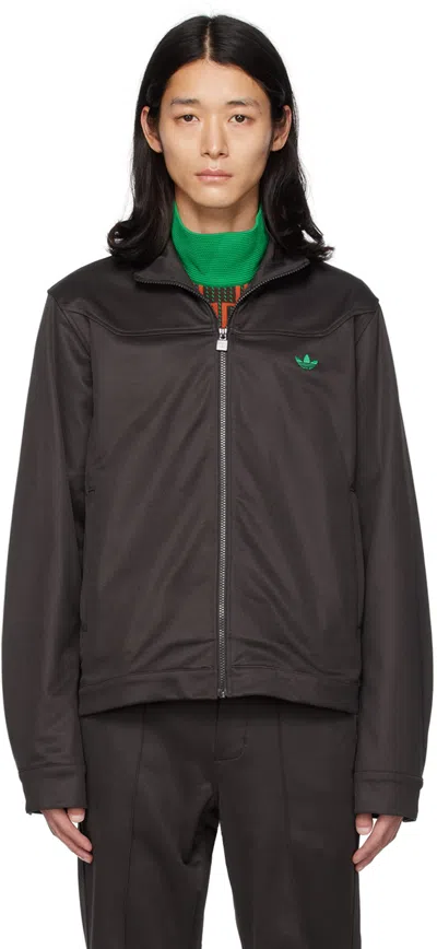 Wales Bonner Brown Adidas Originals Edition Track Jacket In Night Brown