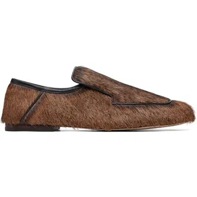 Wales Bonner Brown Dakar Loafers In Multi