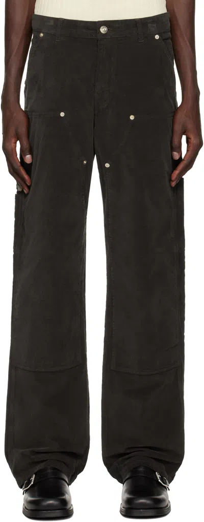 Wales Bonner Brown Kingston Trousers In Otter