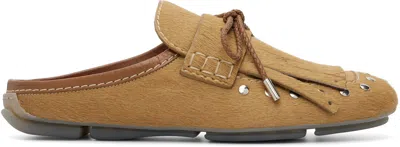 Wales Bonner Brown Montego Slip-on Loafers