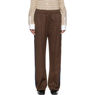Wales Bonner Brown Mudra Lounge Pants In Brown / Caramel / Ca