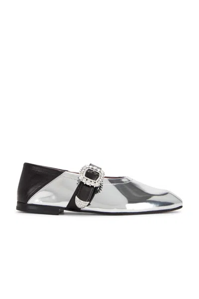 WALES BONNER BUCKLE BALLERINA FLAT