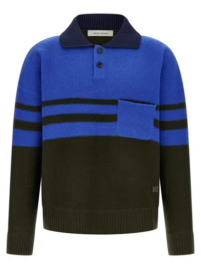 Wales Bonner Calm Polo Shirt In Multi