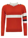Wales Bonner "serenity" Crew Neck Sweater In Multicolor