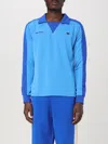 Wales Bonner Panelled Sleeve Knit Sweater In Blau