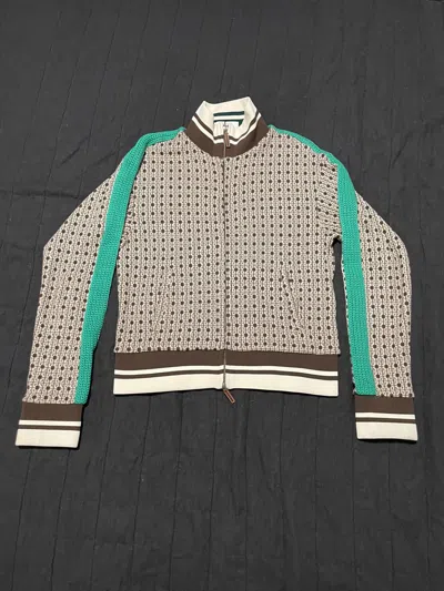 Pre-owned Wales Bonner Clarendon Track Top In Brown