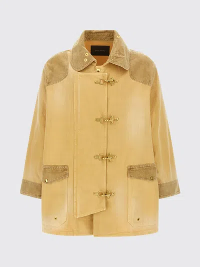 Wales Bonner Coat Men  In Yellow