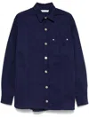 Wales Bonner Navy Coda Shirt In Blue