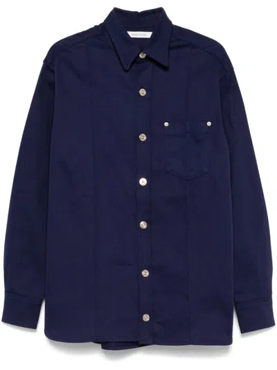 Wales Bonner Navy Coda Shirt