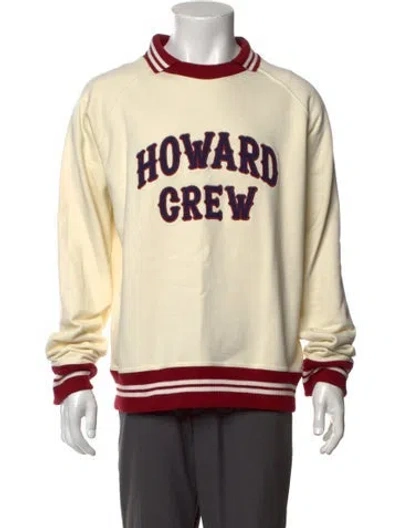 Pre-owned Wales Bonner Collar Long Sleeve Sweatshirt W/ Tags In Neutrals