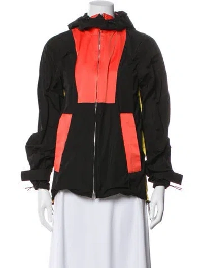 Pre-owned Wales Bonner Colorblock Pattern Jacket In Black
