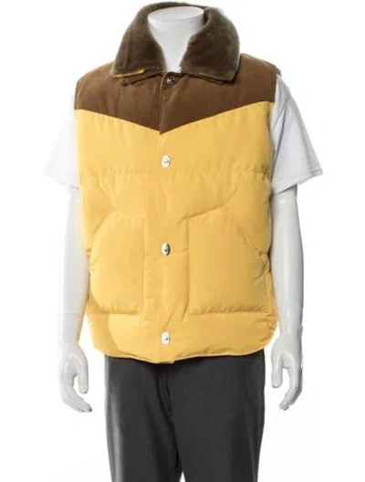 Pre-owned Wales Bonner Colorblock Pattern Vest In Multi