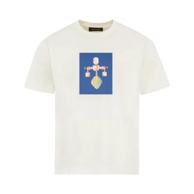Pre-owned Wales Bonner Compass Tee 'ivory' | White | Men's Size M