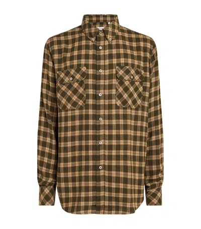 Wales Bonner Cotton Check Canopy Shirt