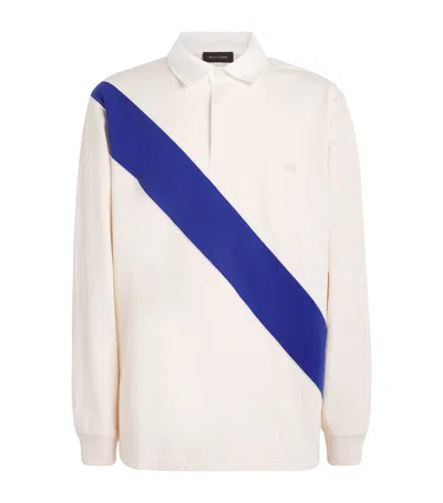 Wales Bonner Cotton Prism Rugby Shirt In Neutral