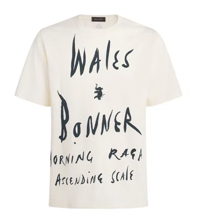 Wales Bonner Cotton Raga T-shirt In White