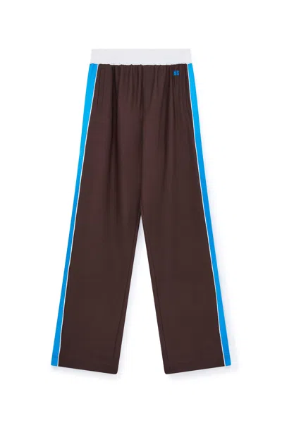 Wales Bonner Courage Trousers With Contrast Side Strip Brown