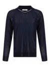 Wales Bonner Roots Polo Shirt Sweaters And Cardigans Multicolor
