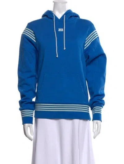 Pre-owned Wales Bonner Crew Neck Sweater In Blue