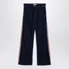 WALES BONNER WALES BONNER  DARK BLUE DENIM SHADOW JEANS