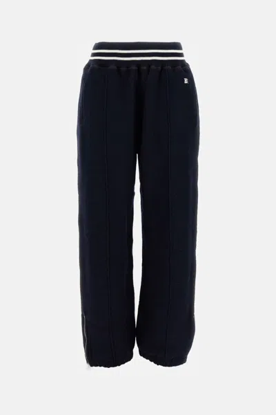 WALES BONNER DARK BLUE SOLID PATTERN TROUSER