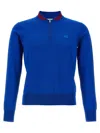 Wales Bonner 'day Knit Top' Sweater In Blue