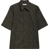 Wales Bonner Dennis Floral Button-up Shirt In Otter