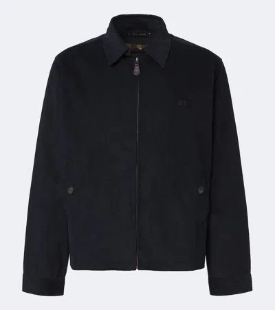 Wales Bonner Drew Cotton Corduroy Jacket In Black