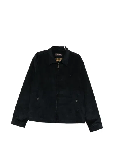 Wales Bonner Drew Cotton-corduroy Blouson Jacket In Black