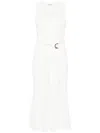 Wales Bonner Dusk Midi Dress In White