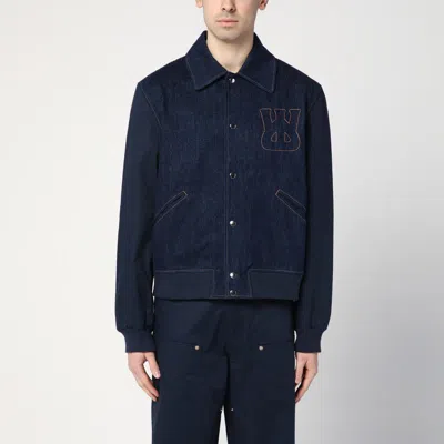 WALES BONNER WALES BONNER  ECHO INDIGO BLUE DENIM JACKET