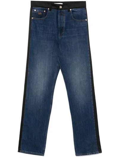Wales Bonner Echo Jeans In Blue