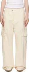 Wales Bonner Beige Adidas Originals Edition Twill Cargo Pants In Nude