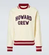 Wales Bonner Embroidered Cotton Polo Sweatshirt In White